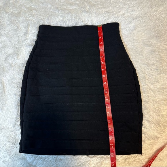 Express Layer Stitch Pencil Skirt - Picture 8 of 8